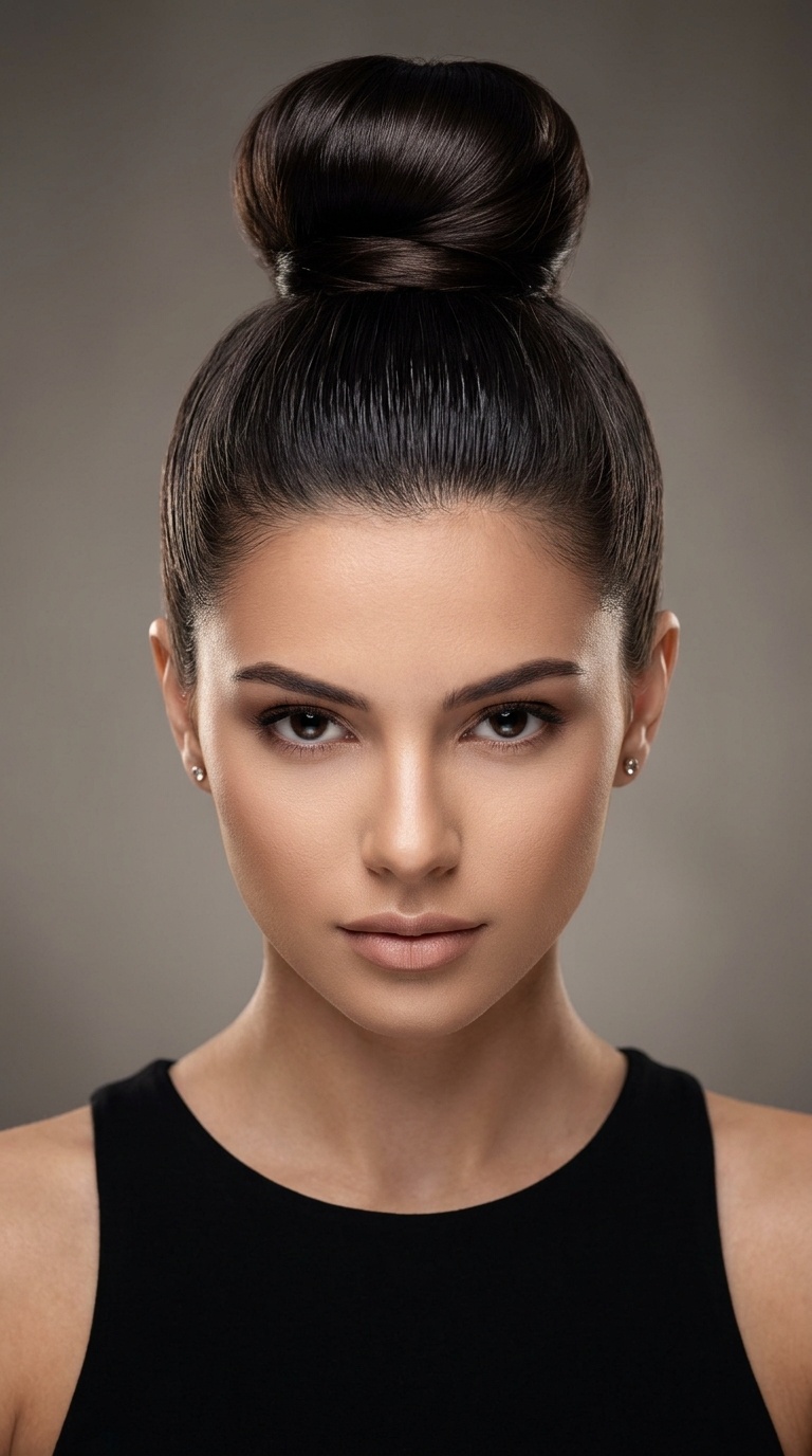 High Sleek Ballerina Bun