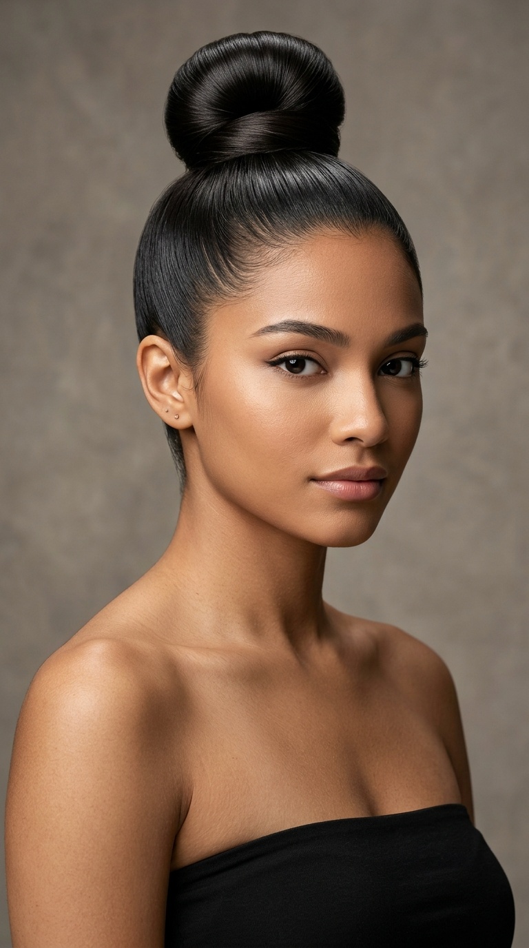 High Sleek Bun