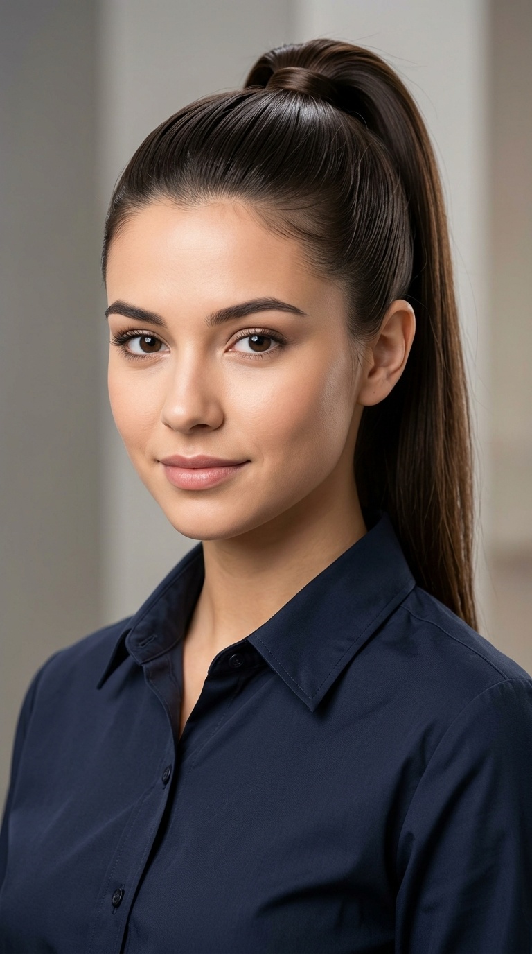 High Sleek Ponytail