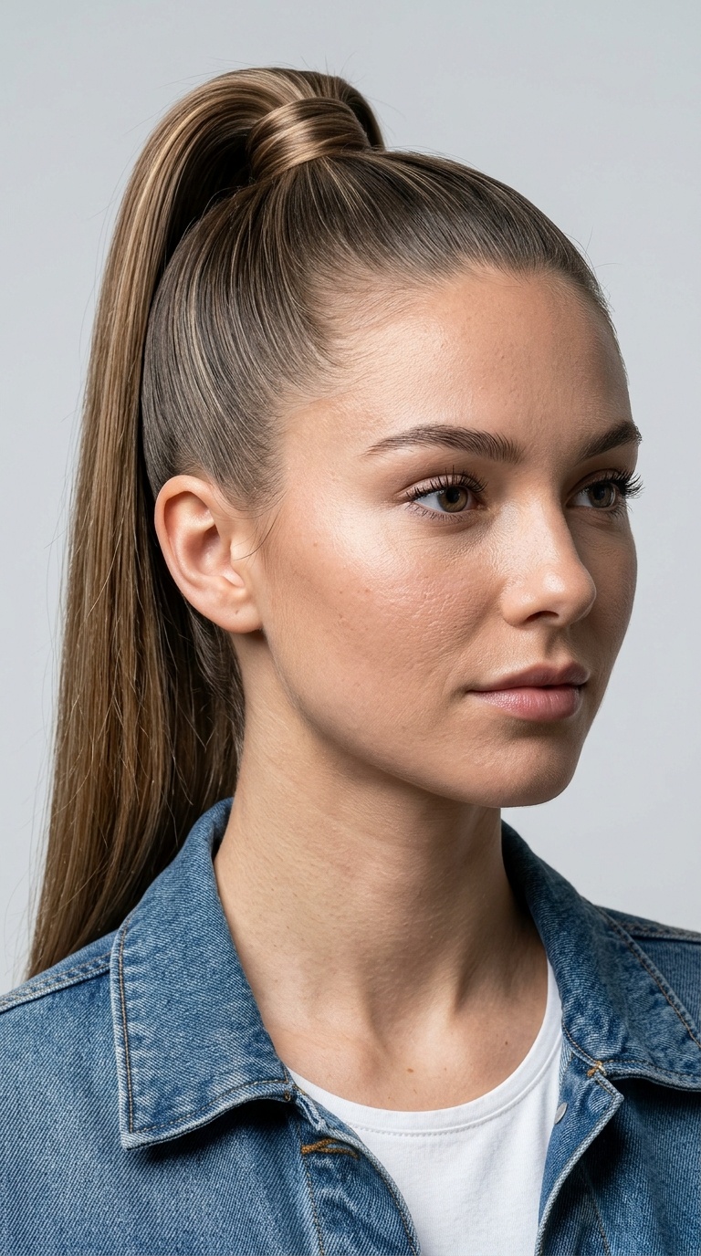 High Sleek Ponytail