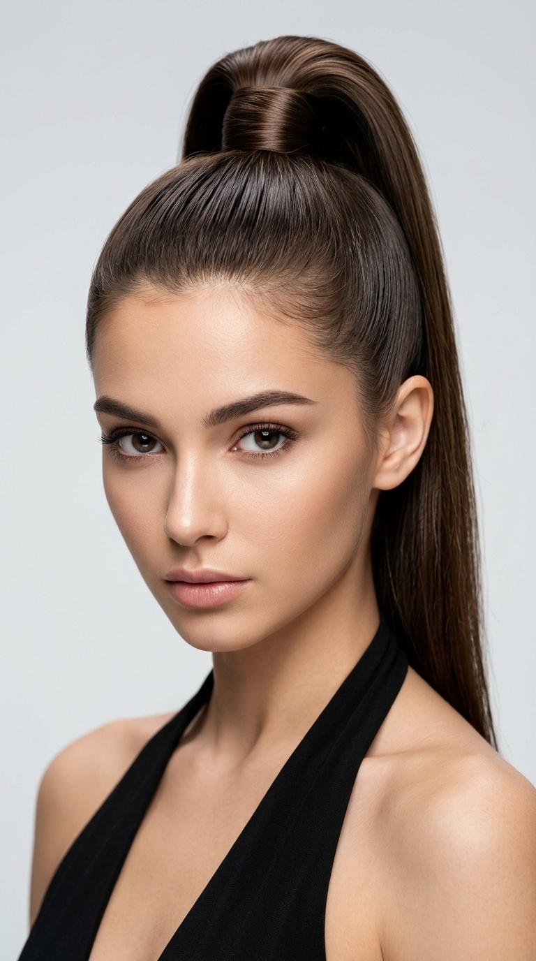 High Sleek Ponytail