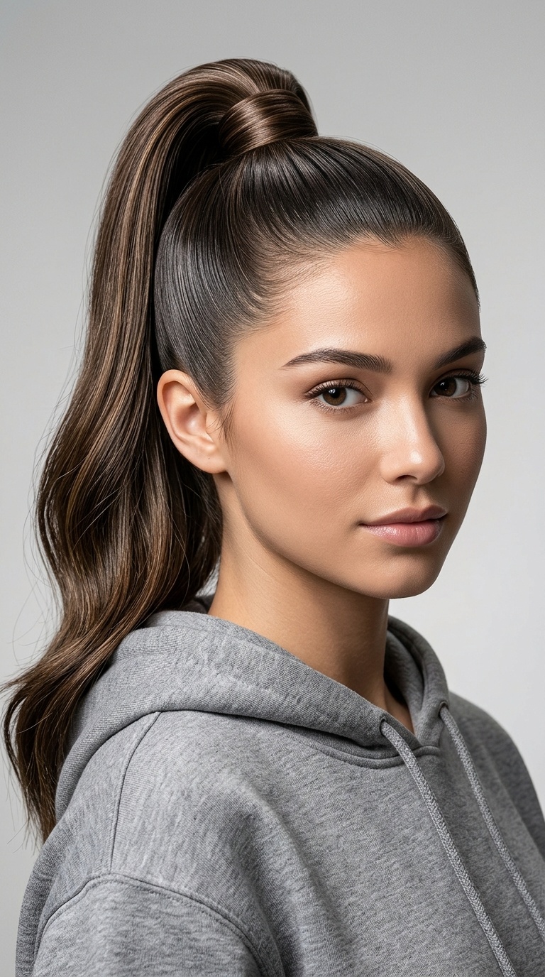 High Sleek Ponytail