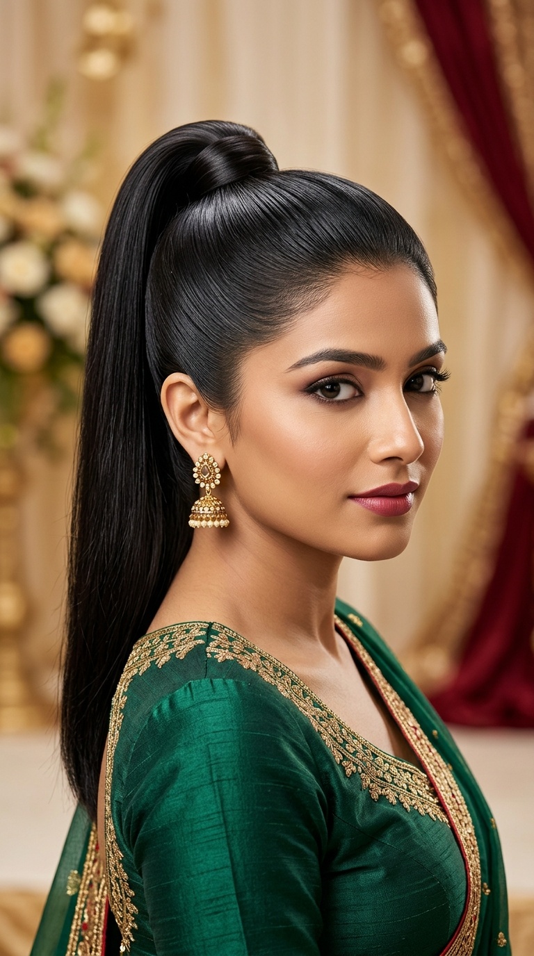 High Sleek Ponytail
