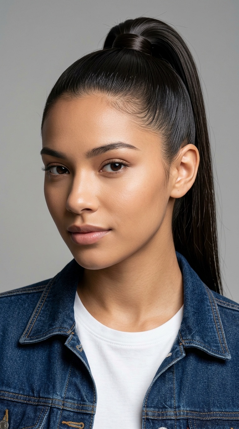 High Sleek Ponytail