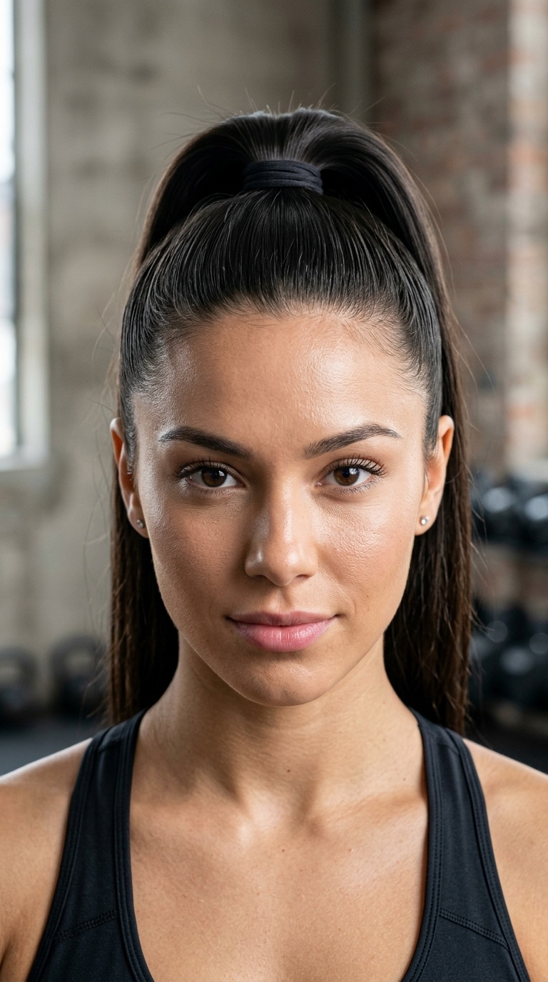 High Sleek Ponytail