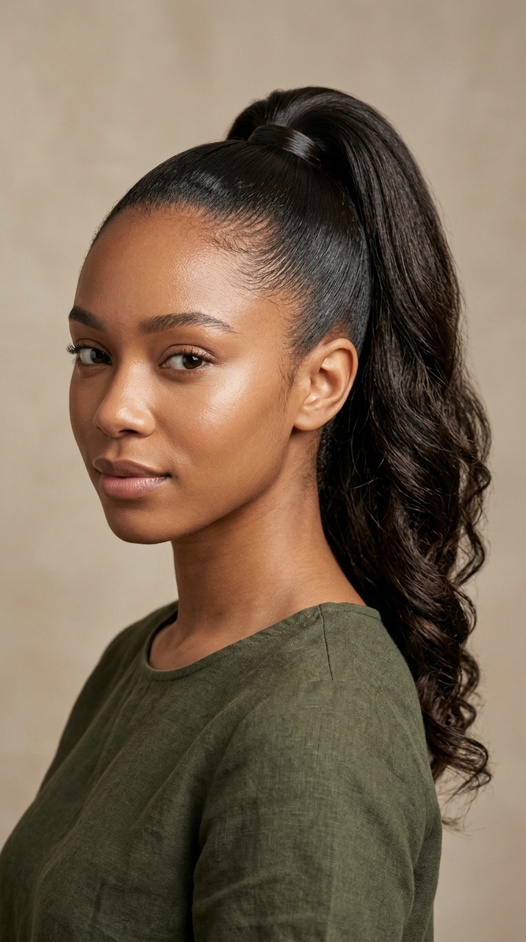 High Sleek Ponytail