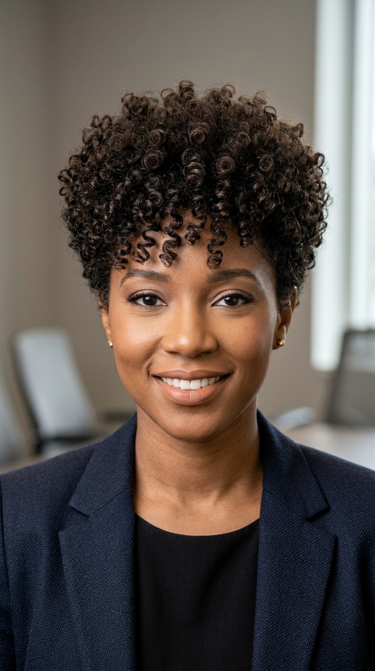 High-Volume Curly Pixie