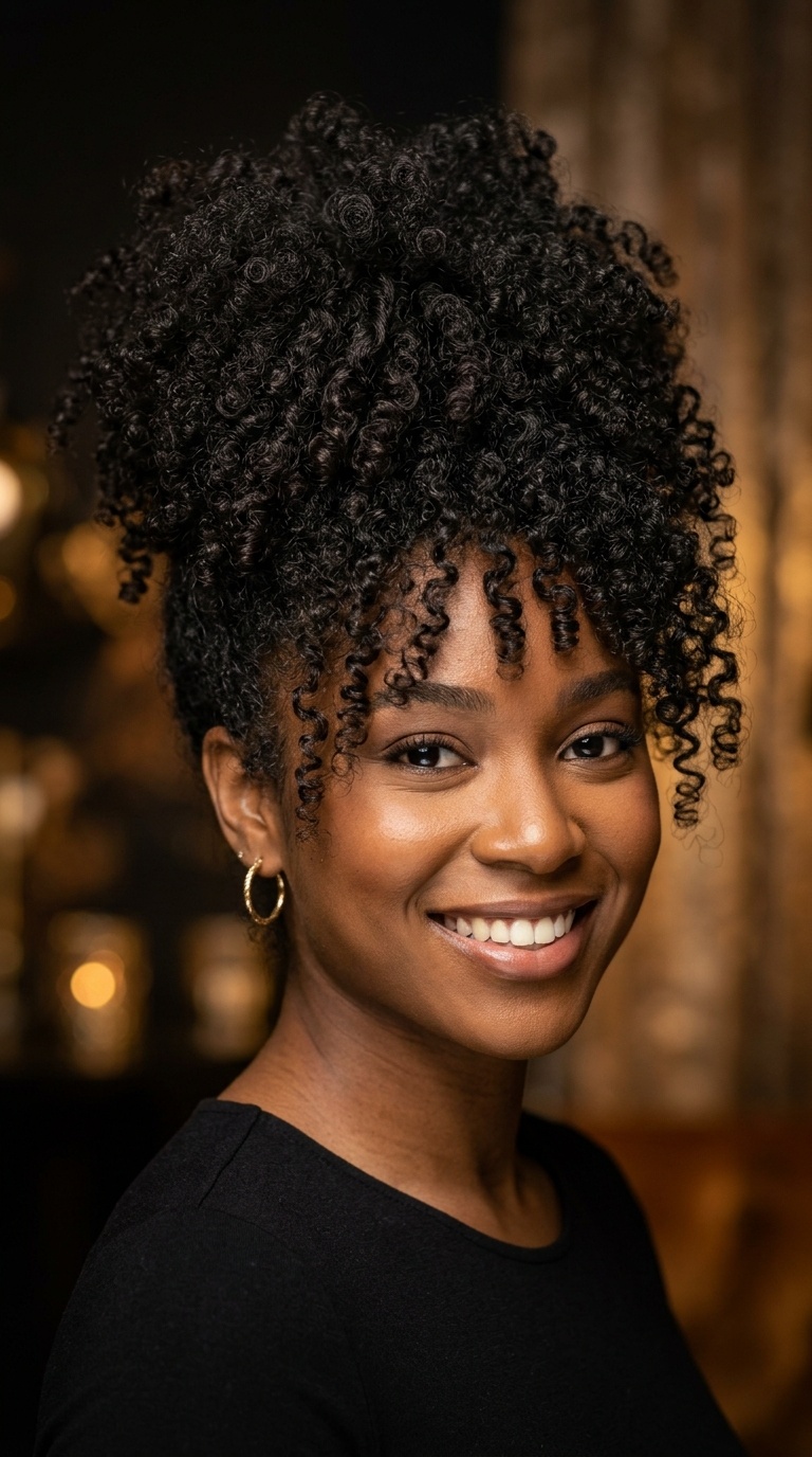 High-Volume Pineapple Updo