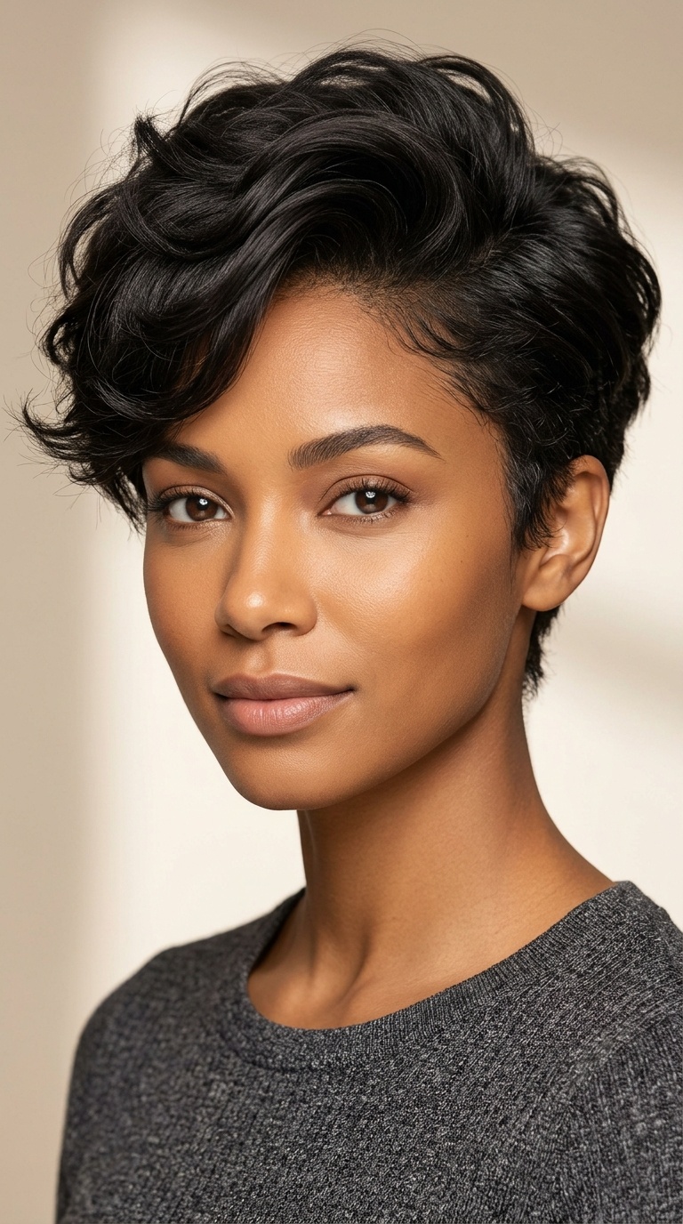 High-Volume Pixie with Side Sweep