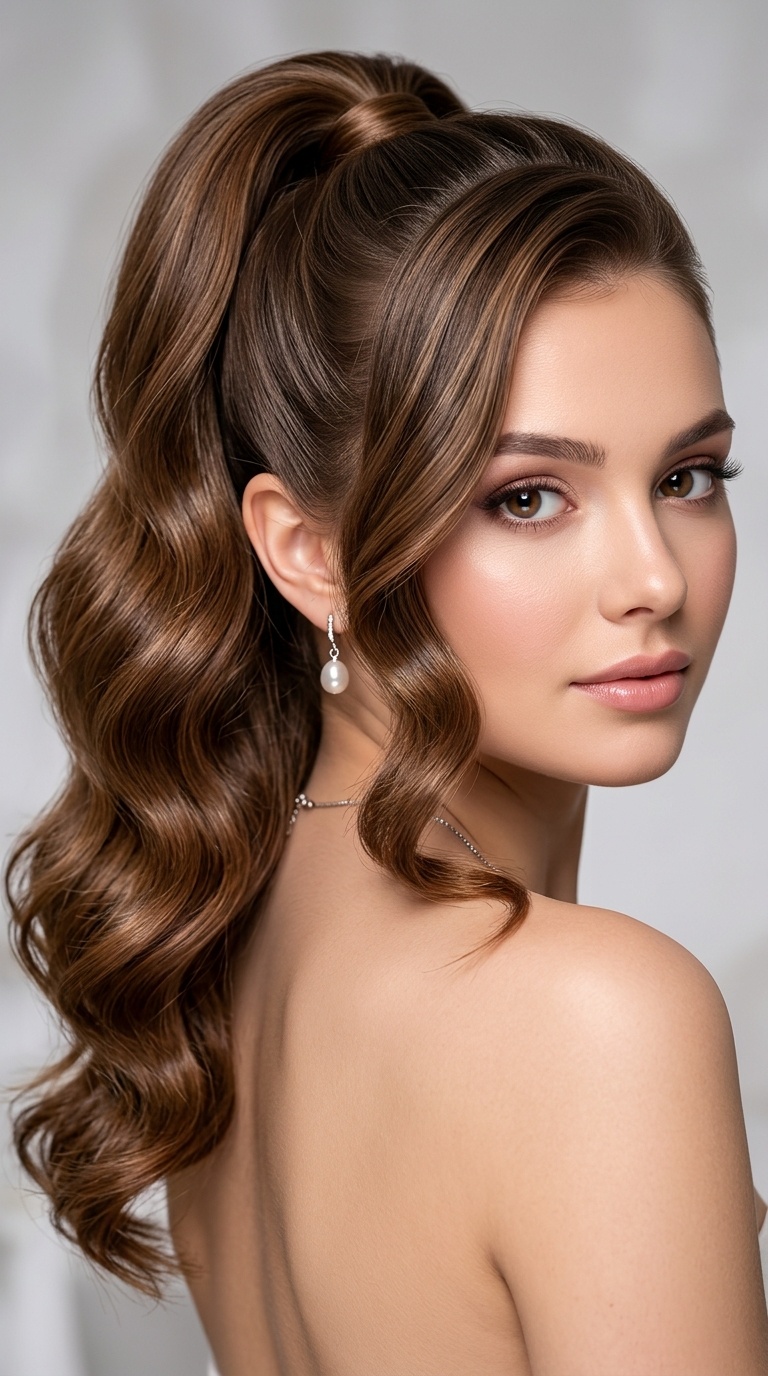 Hollywood Waves Ponytail