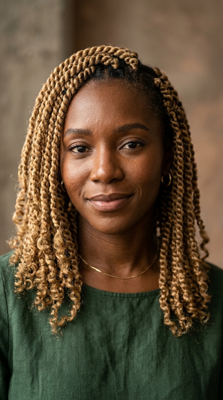 Honey Blonde Passion Twists