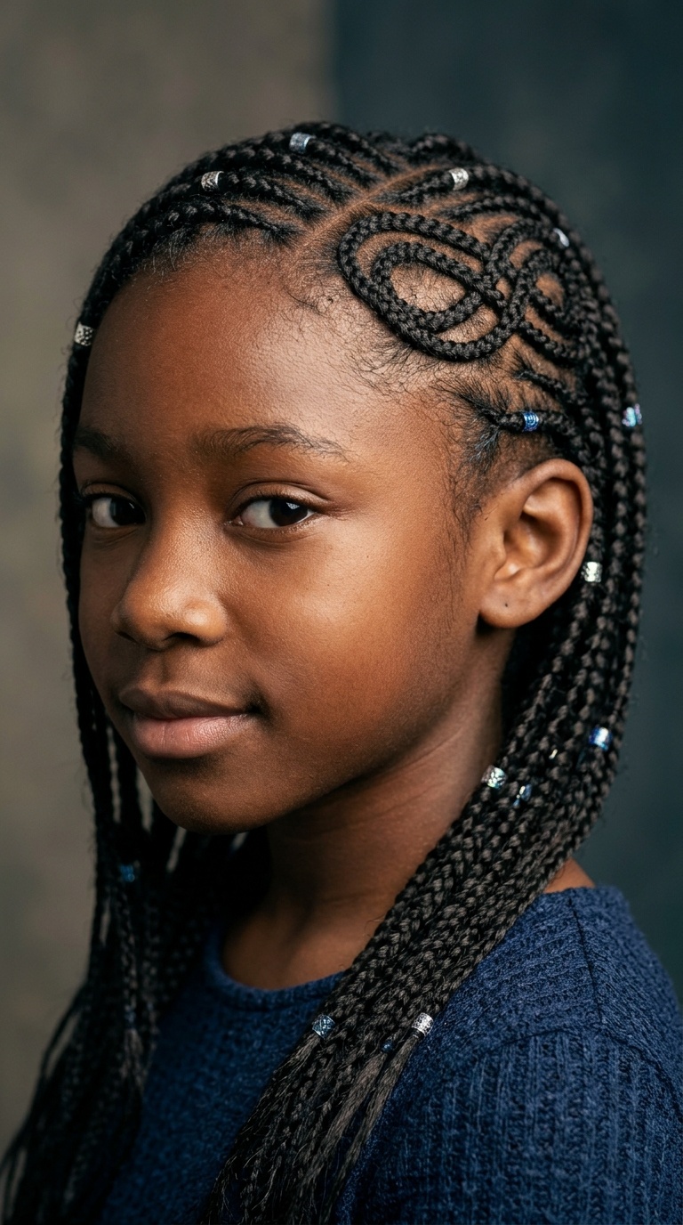 Infinity Symbol Cornrows
