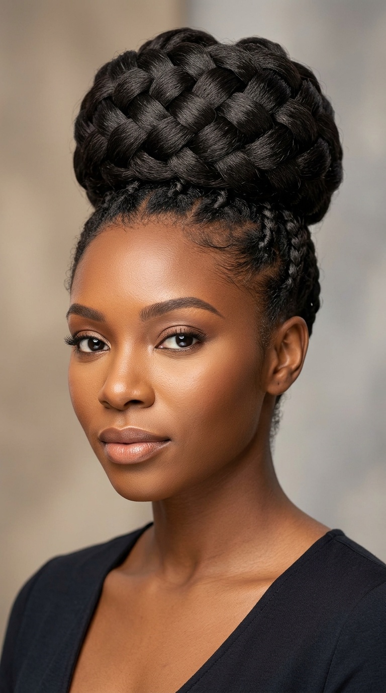 Intricate Basket Weave Bun