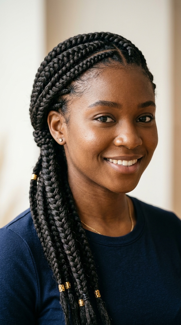 Intricate Fishbone Braids