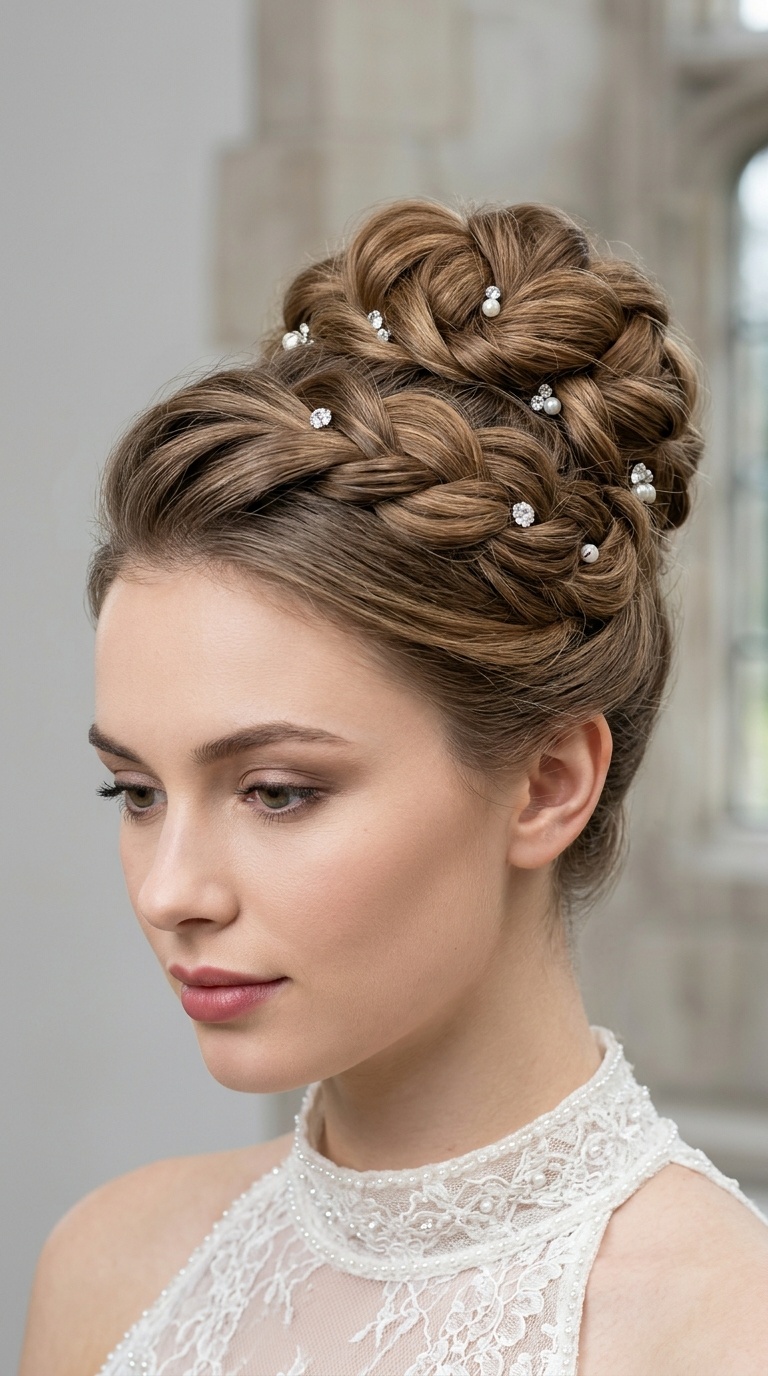 Intricate Victorian Twisted Bun