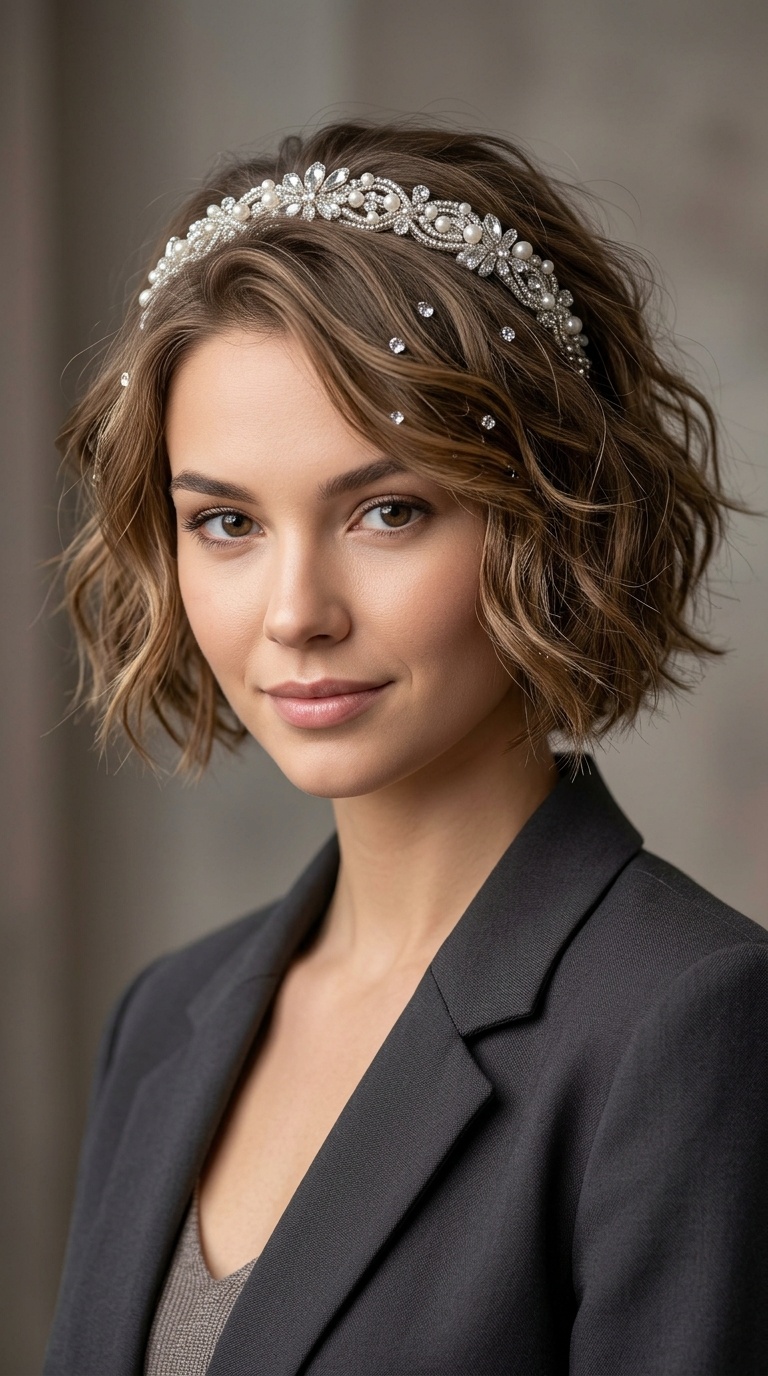 Jeweled Headband Accent