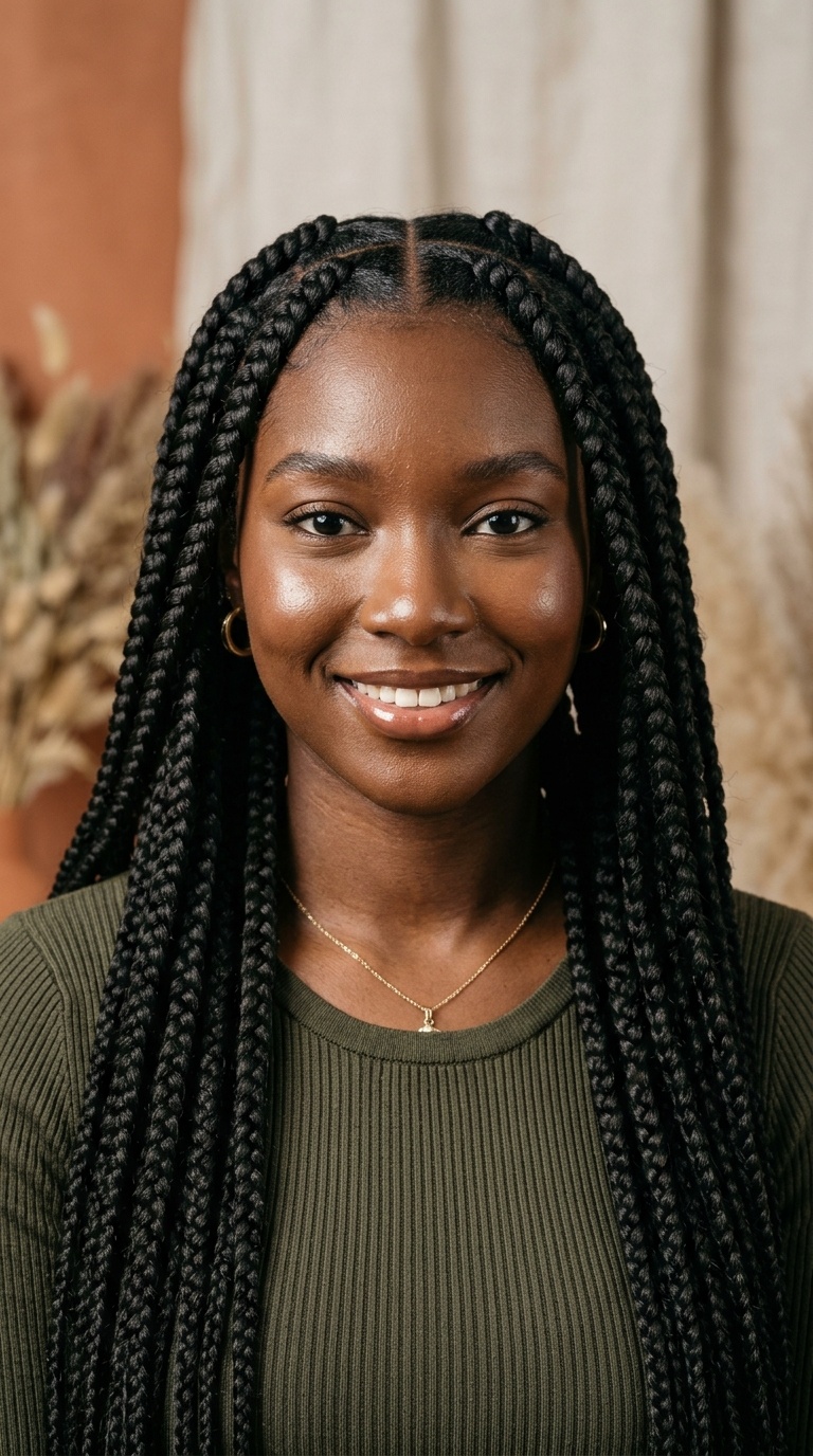 Jumbo Knotless Braids