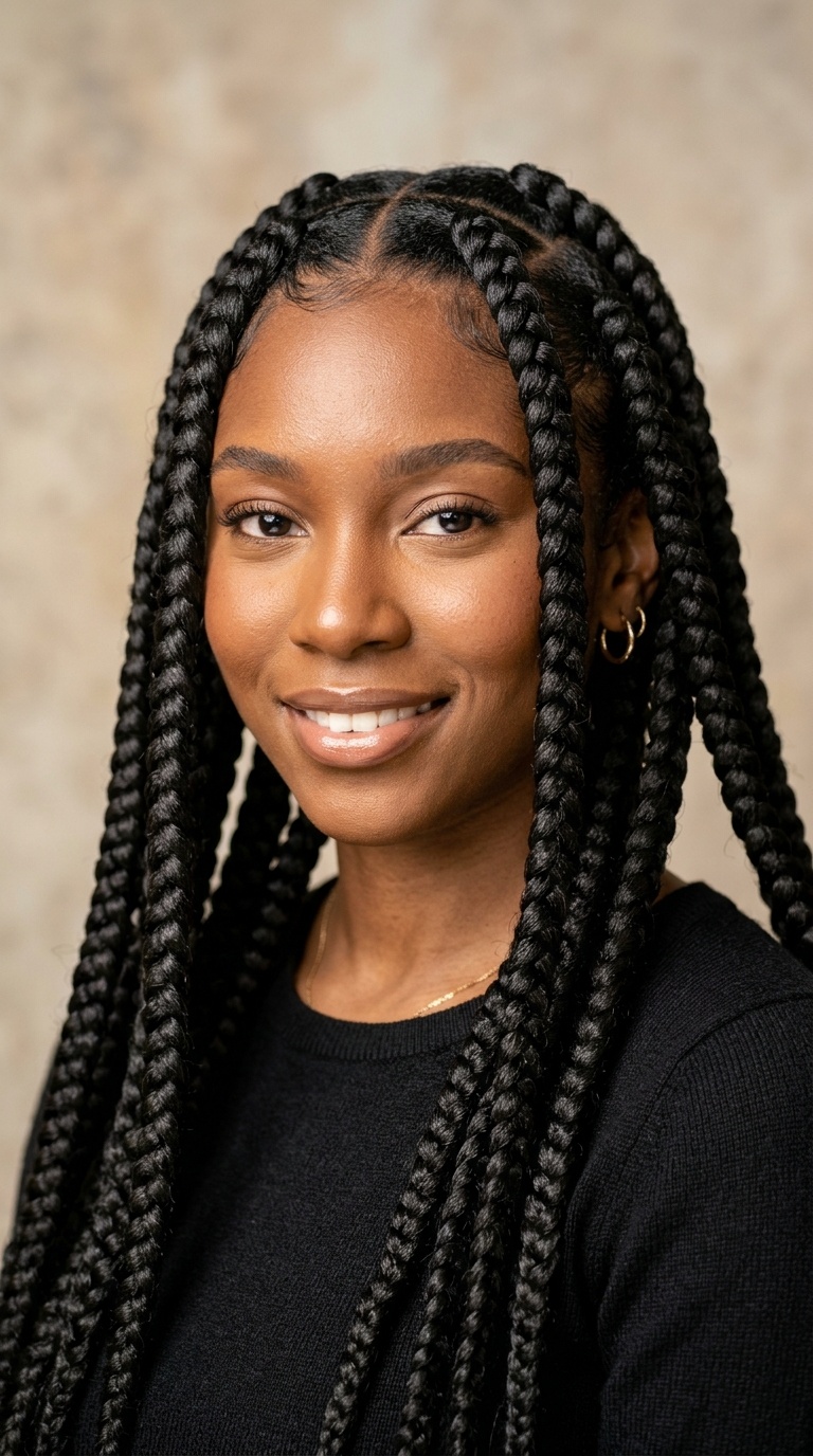 Jumbo Knotless Braids