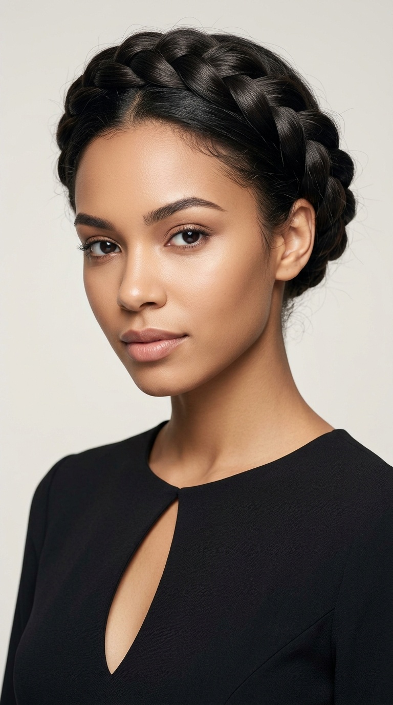 Keyhole Neckline with a Twisted Halo