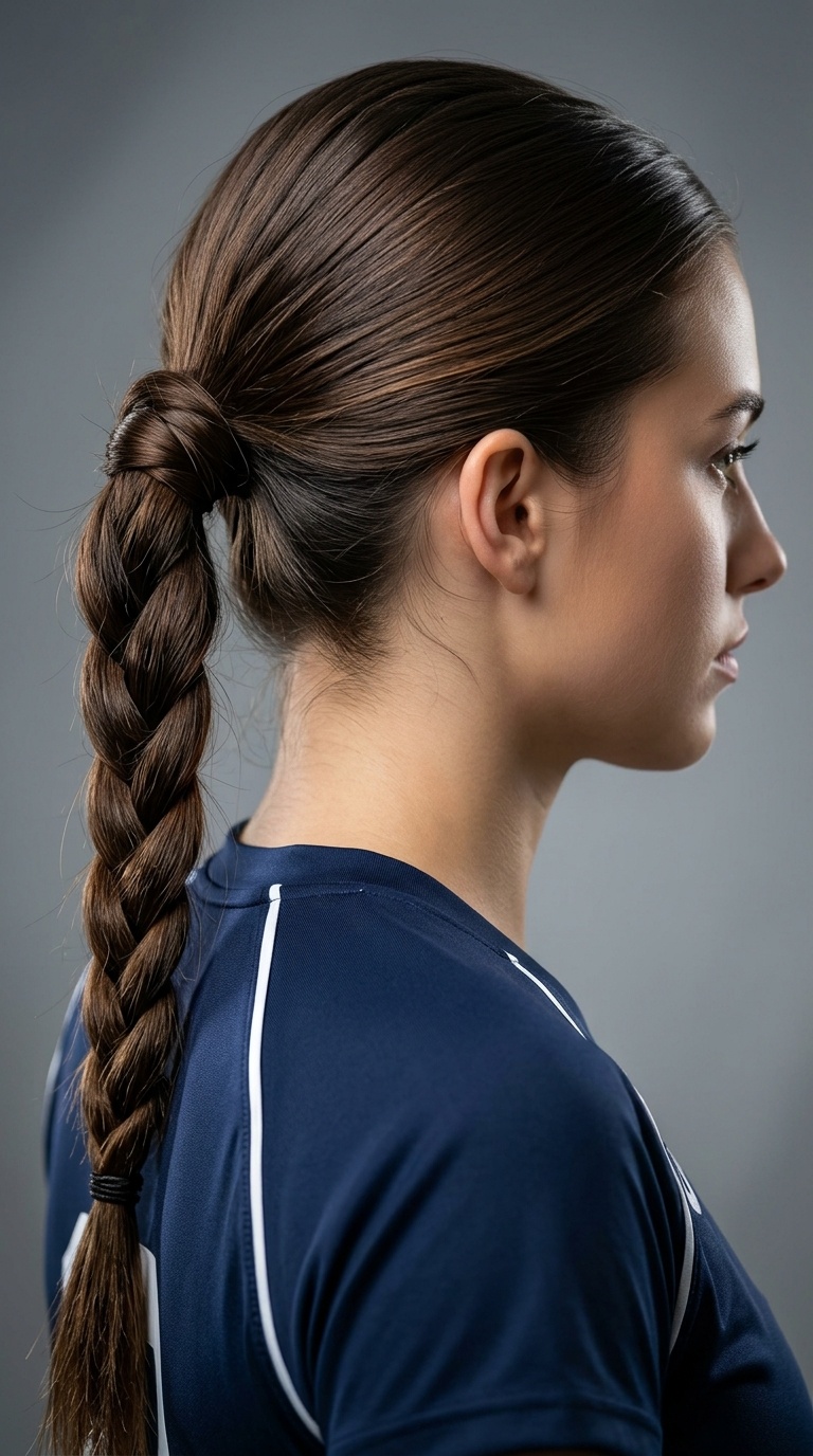 Knot-Secured Low Braid
