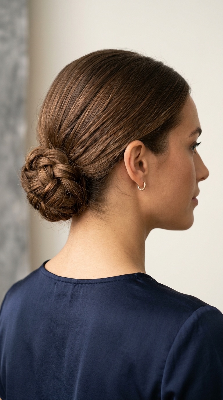 Knotted Low Bun