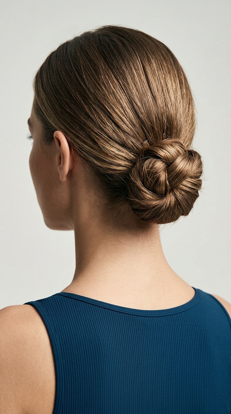 Knotted Low Bun