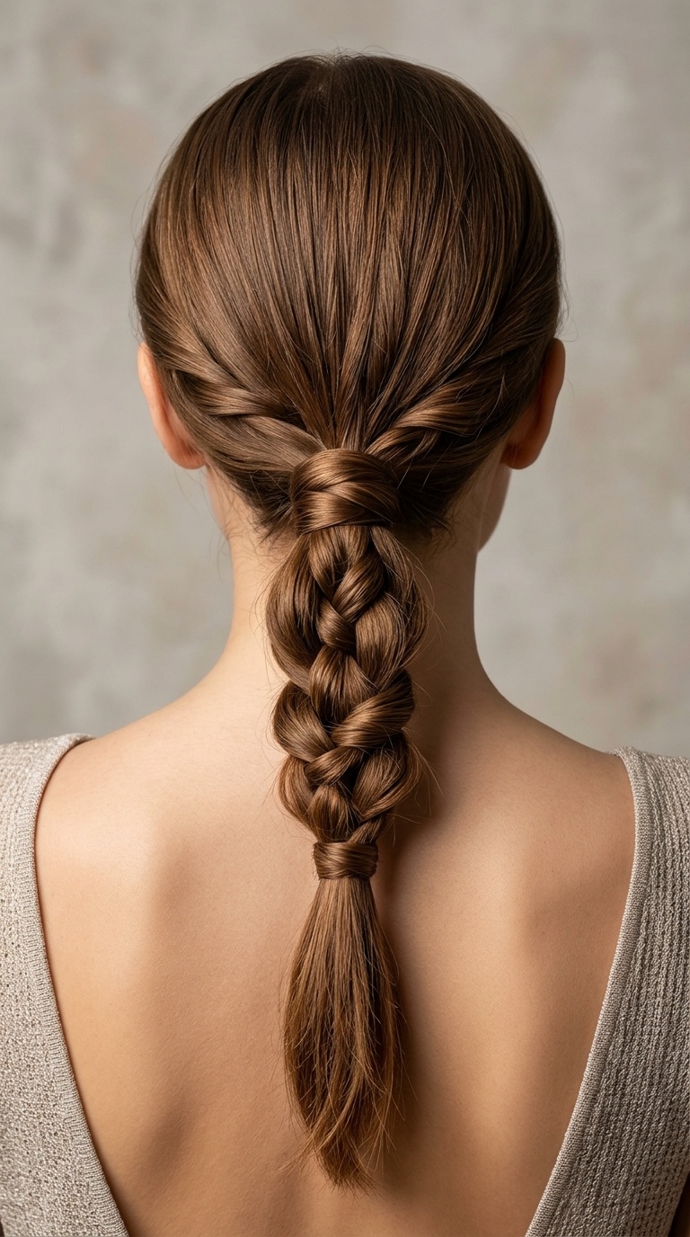 Knotted Low Ponytail