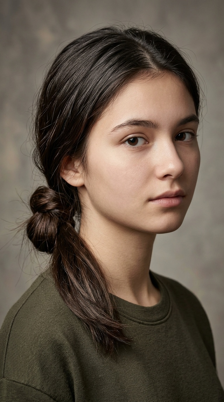 Knotted Low Ponytail