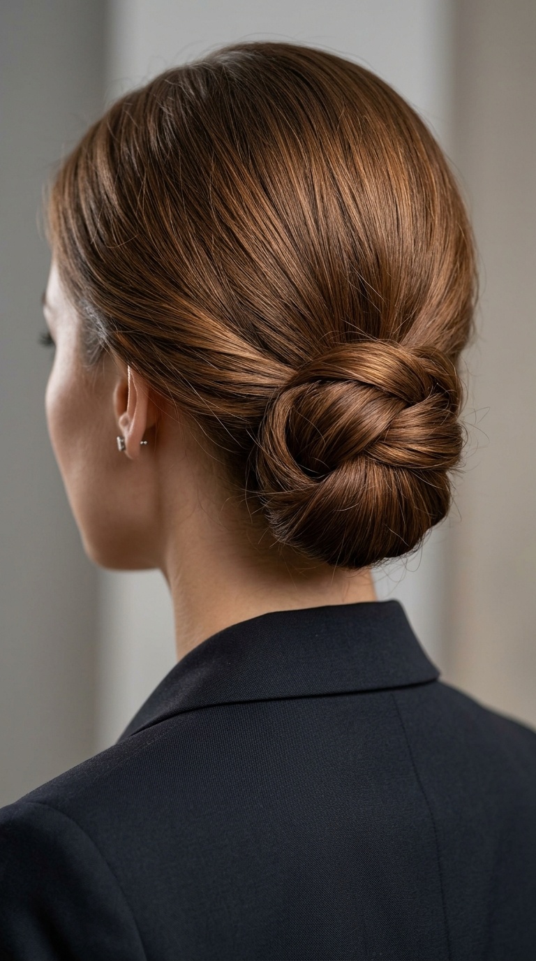 Knotted Low Up-Do