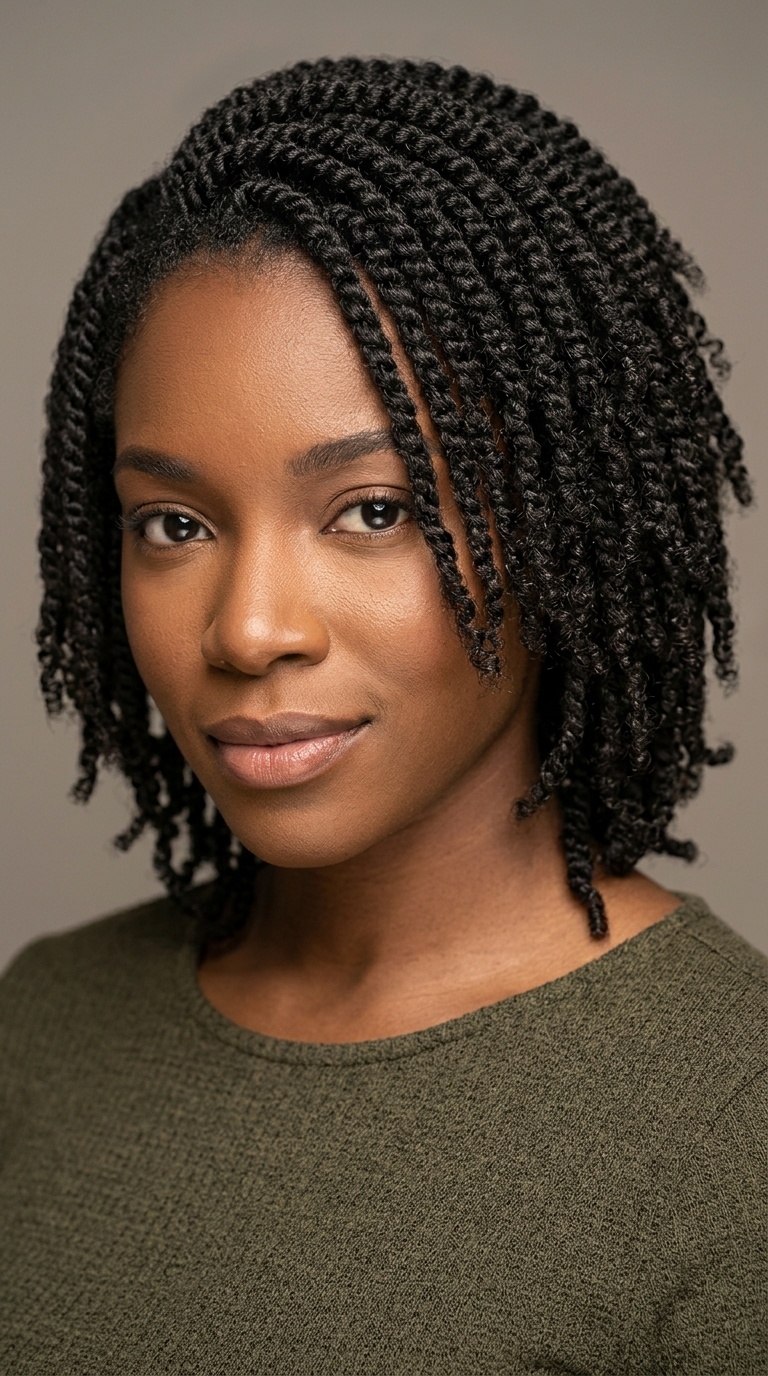 Layered Mini Twist Cut