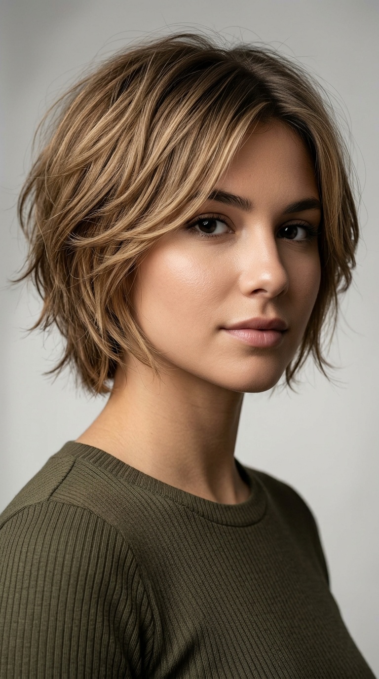Layered Pixie Bob (Bixie)