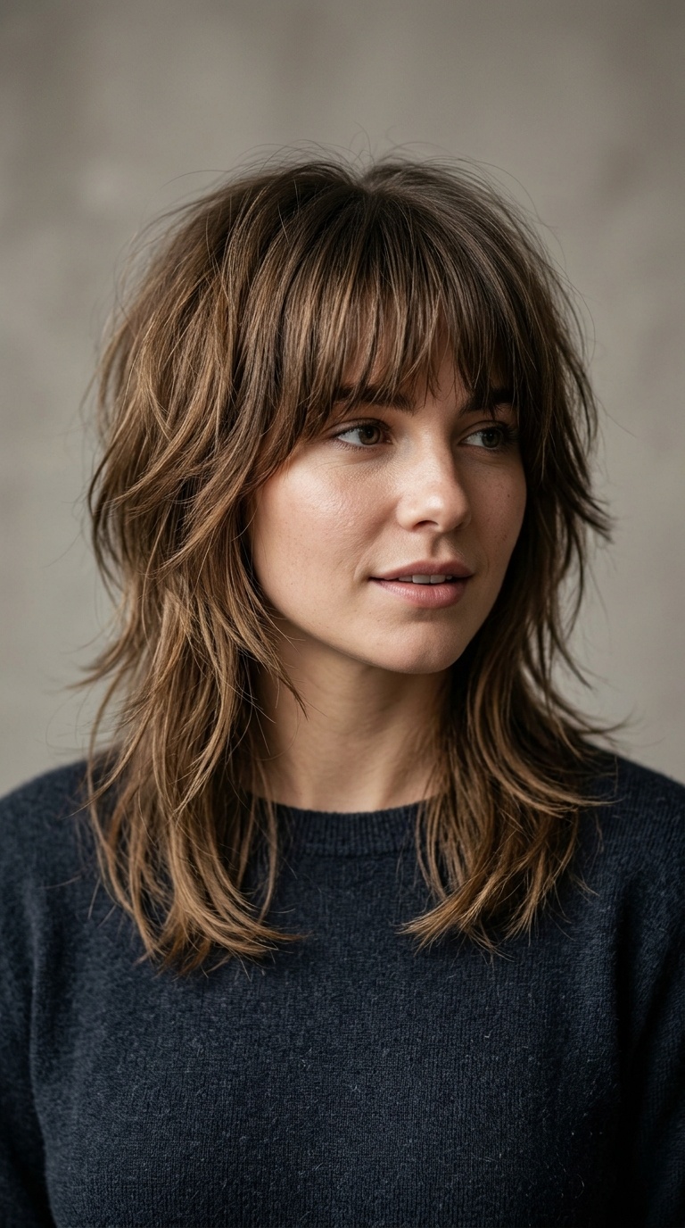 Layered Shag with Bangs
