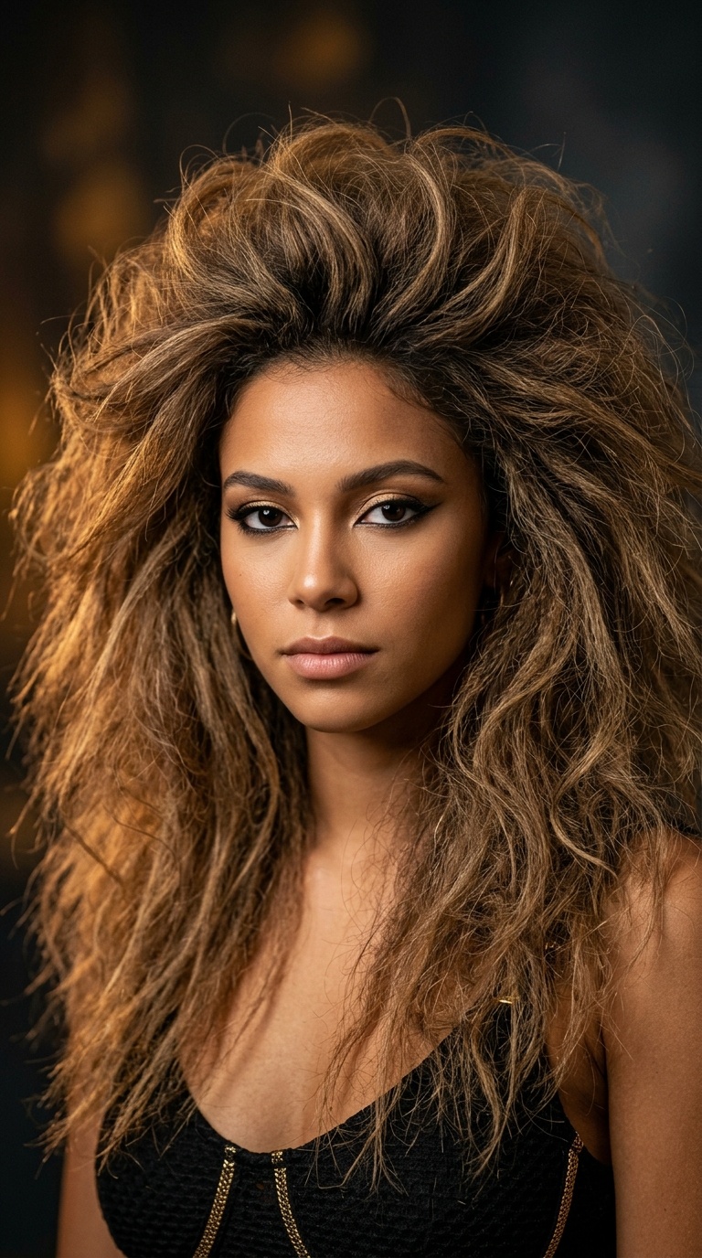 Lioness Teased Mane