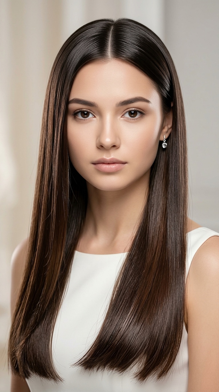 Liquid Hair Down Look