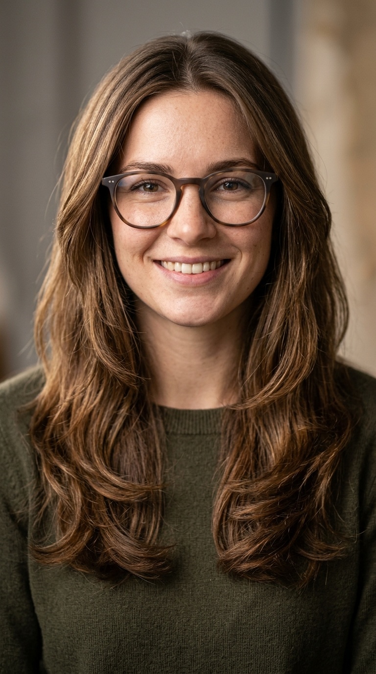 Long Hair with Jaw-Length Layers
