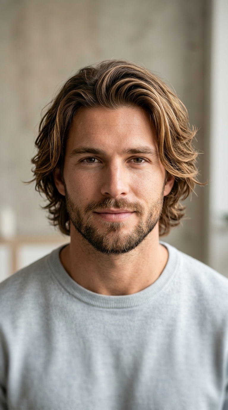 Long Layered Surfer Cut