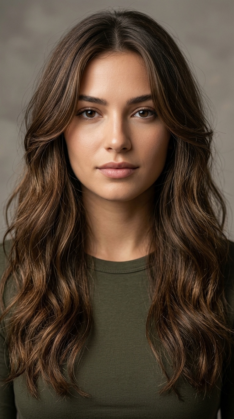 Long Layers with Face-Framing Pieces