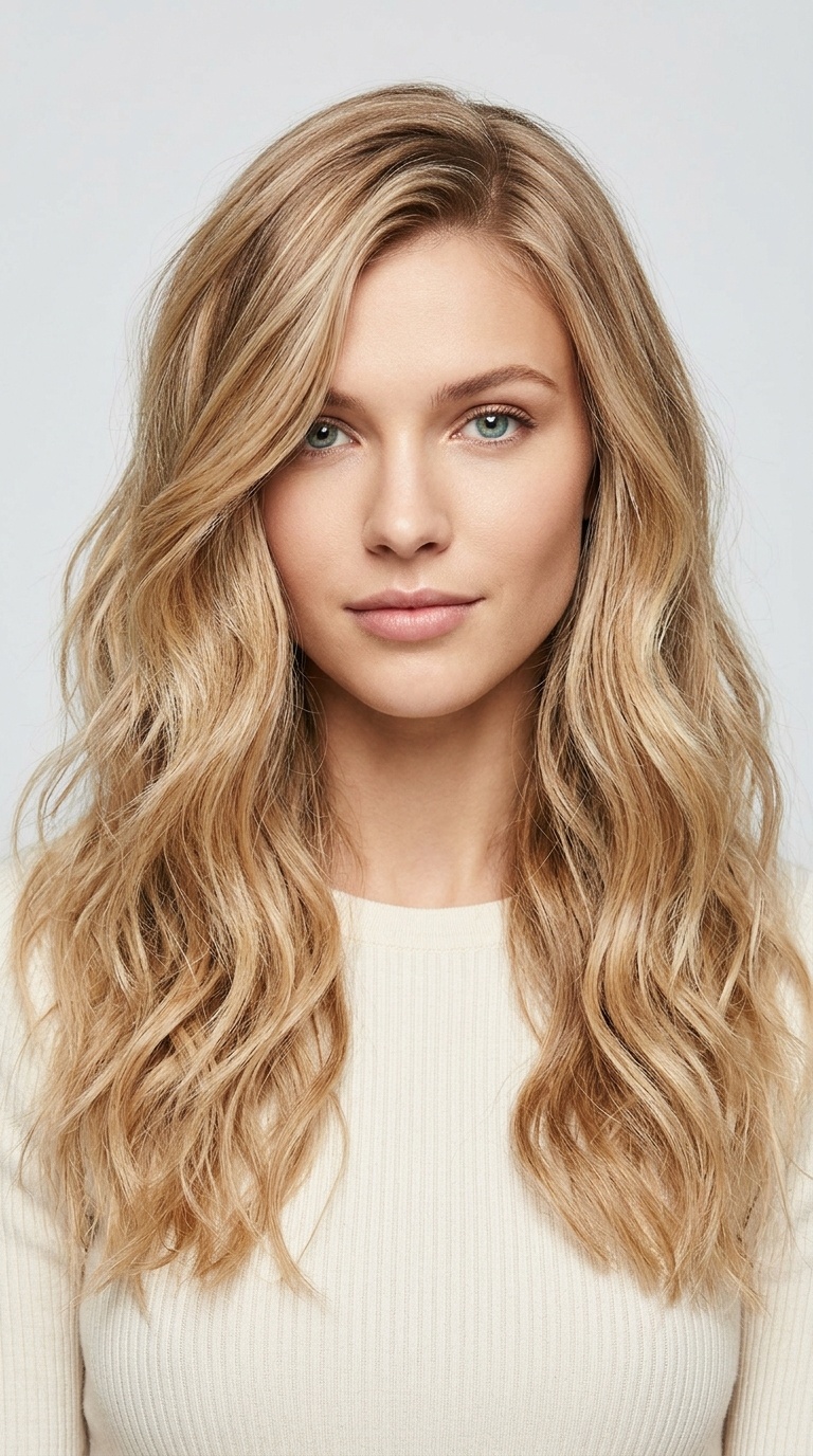 Long, Loose Beach Waves