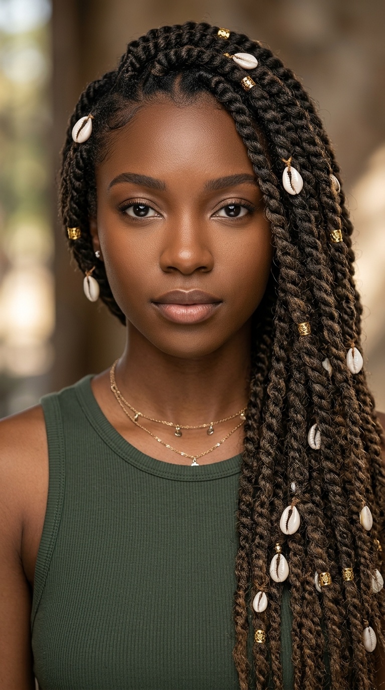Long Marley Twists with Shells