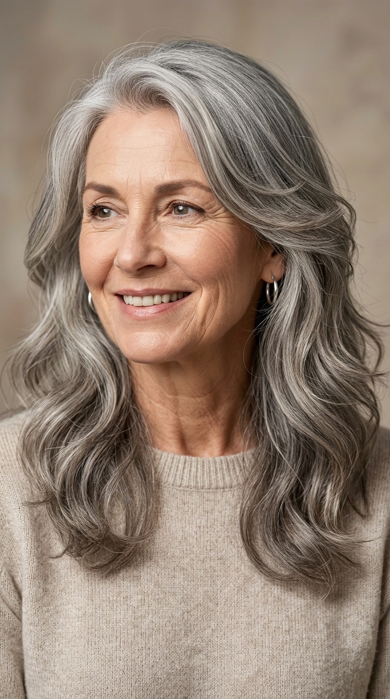 Long Silky Waves with Feathered Layers
