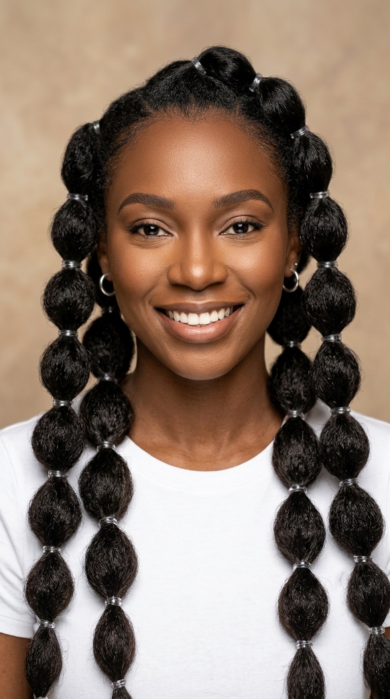 Loose Bubble Braids