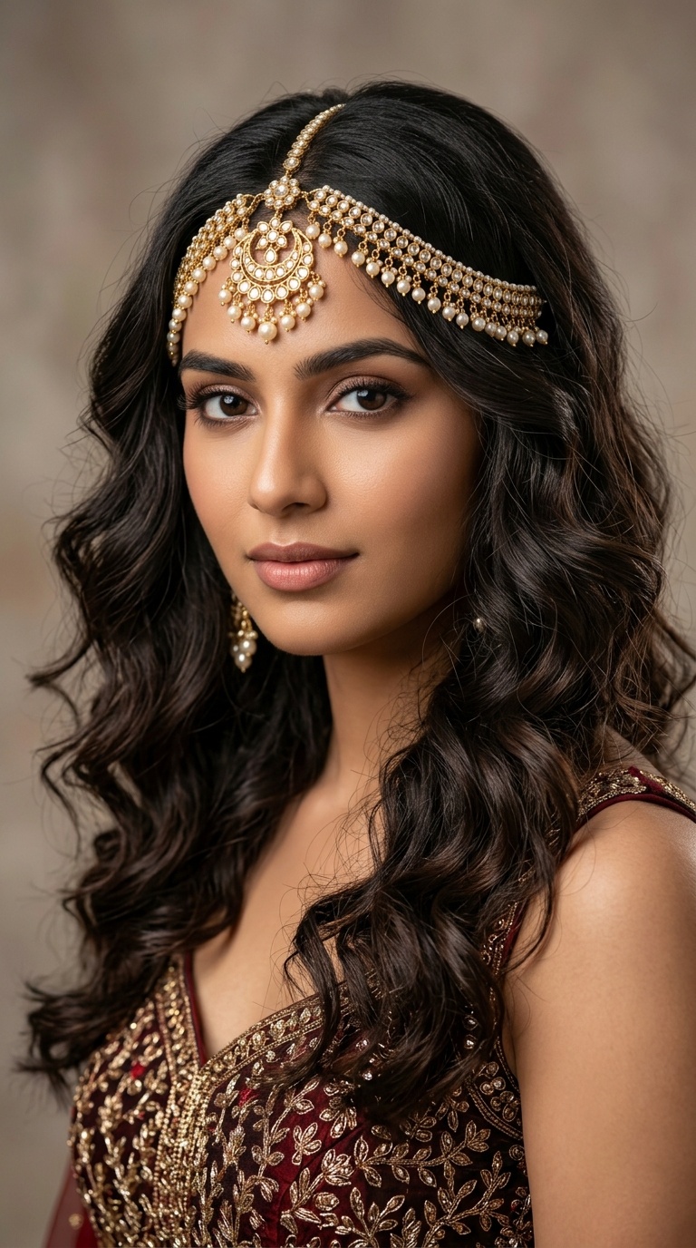 Loose Curls with Matha Patti