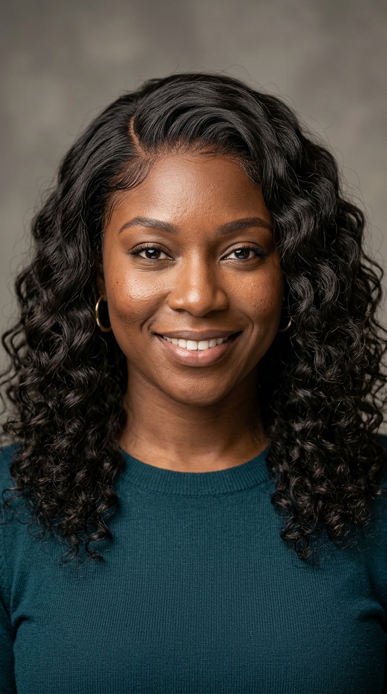 Loose Deep Wave Summer Look