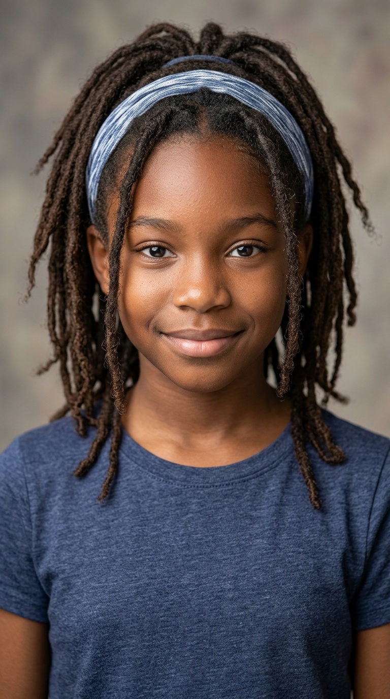 Loose Locs with a Headband