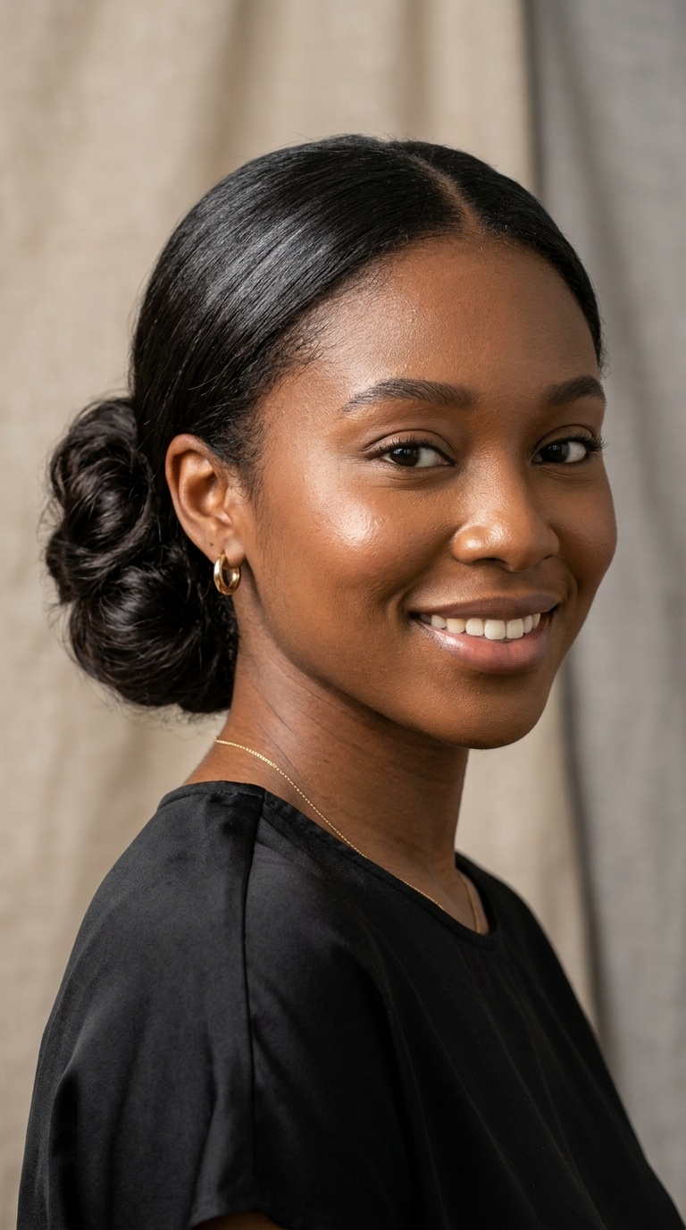 Loose Low Chignon