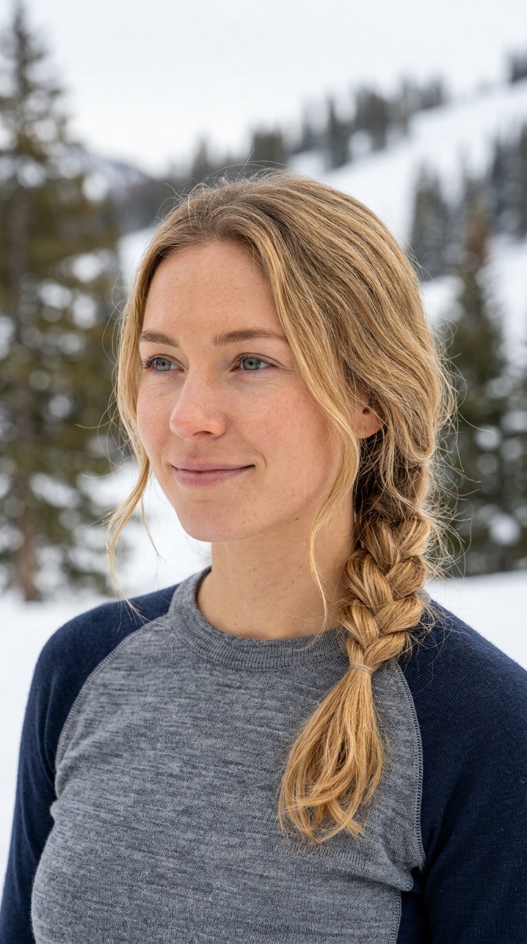 Loose Low Plait
