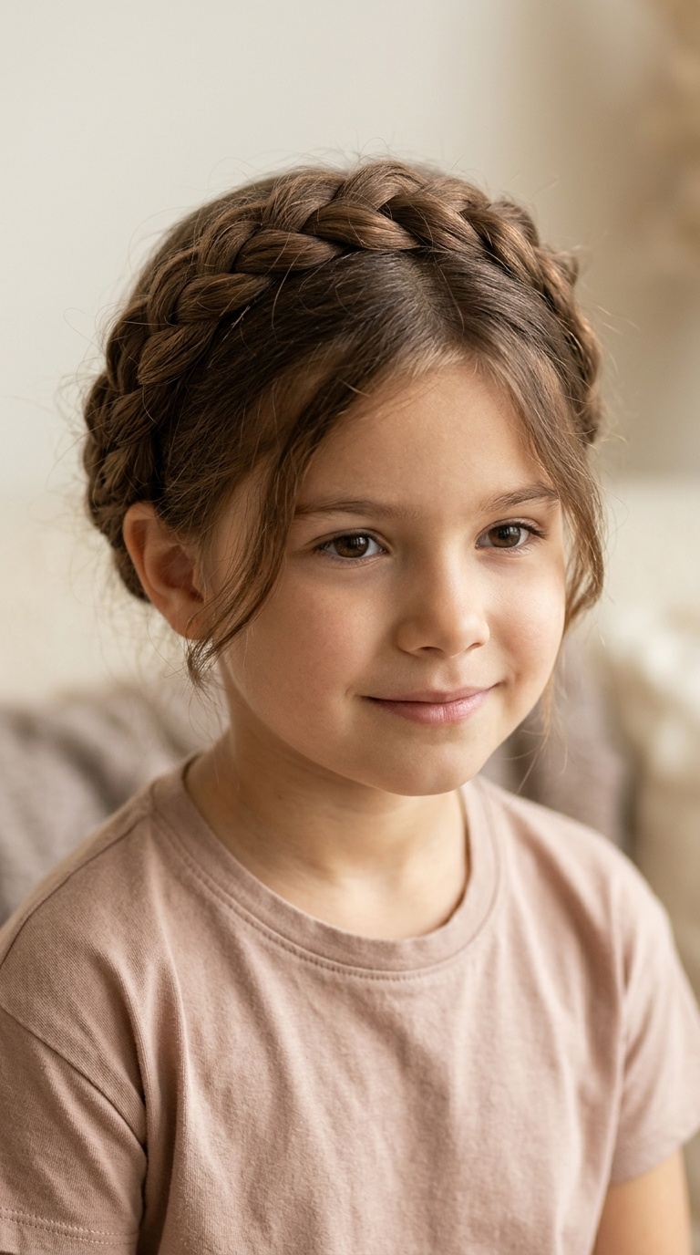 Loose Milkmaid Braids