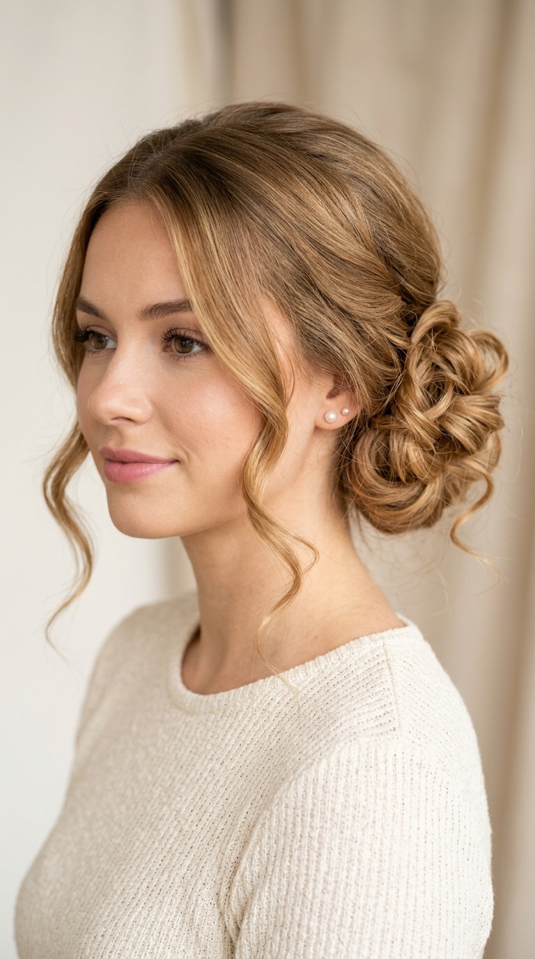 Loose Romantic Side Bun