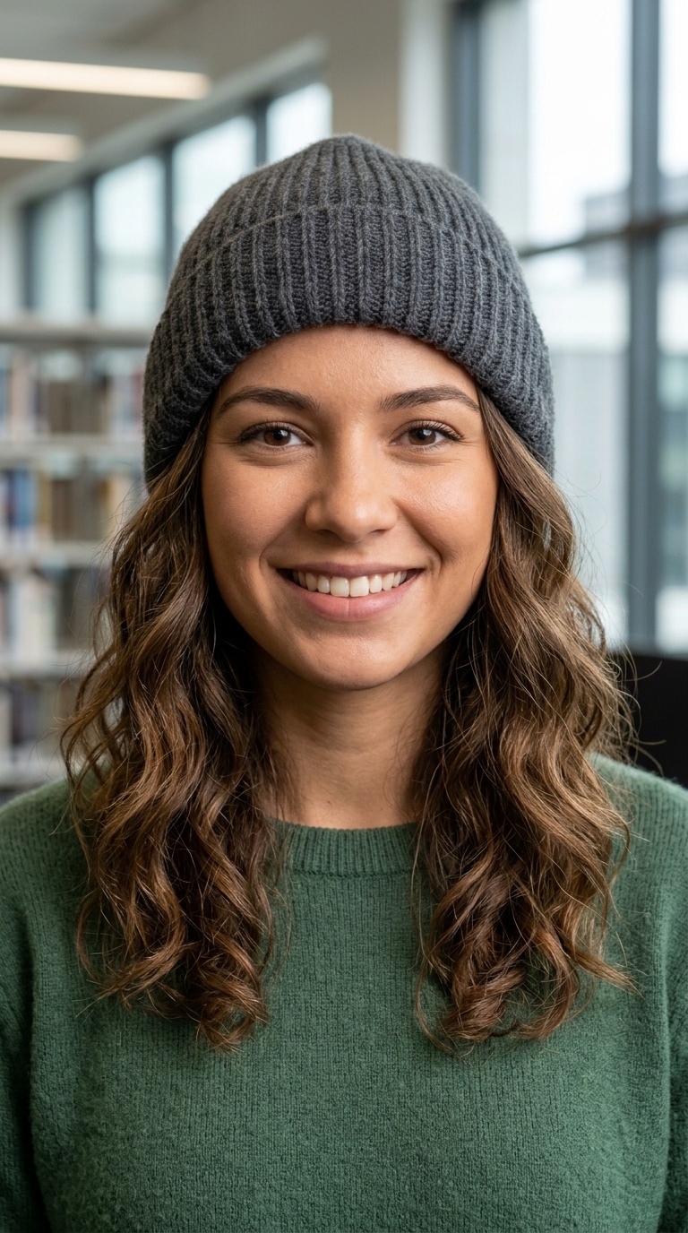 Loose Waves with a Beanie