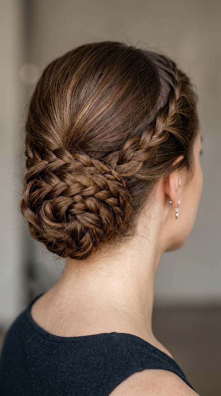 Low Braided Chignon